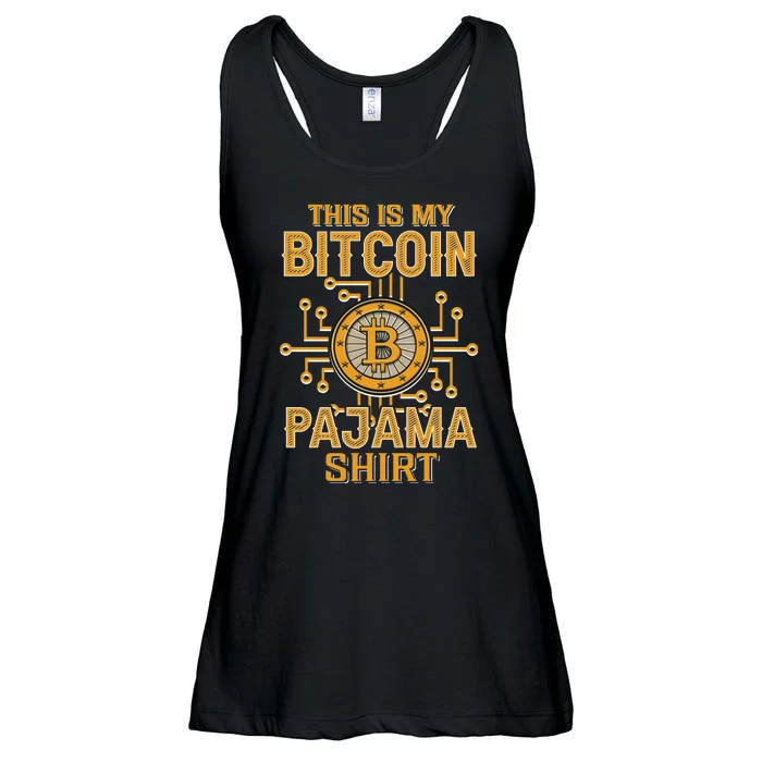 This Is My Bitcoin Pajama Shirt Ladies Essential Flowy Tank