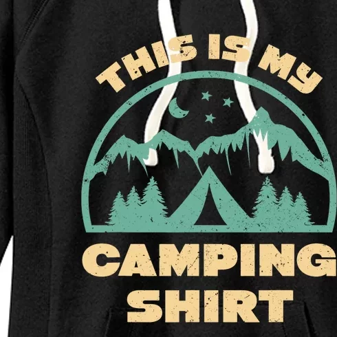 This Is My Camping Funny Retro Camping Women's Fleece Hoodie