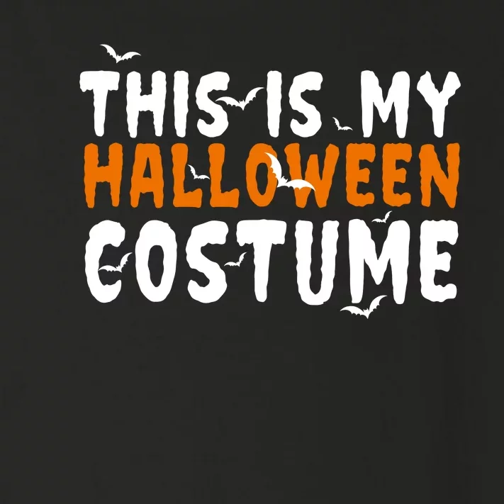 This Is My Halloween Costume Spooky Toddler Long Sleeve Shirt