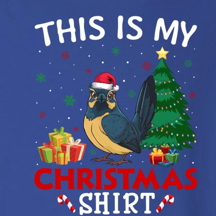 This Is My Wren Santa Hat Christmas Pajama Gift Toddler Long Sleeve Shirt