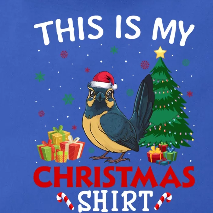 This Is My Wren Santa Hat Christmas Pajama Gift Zip Tote Bag