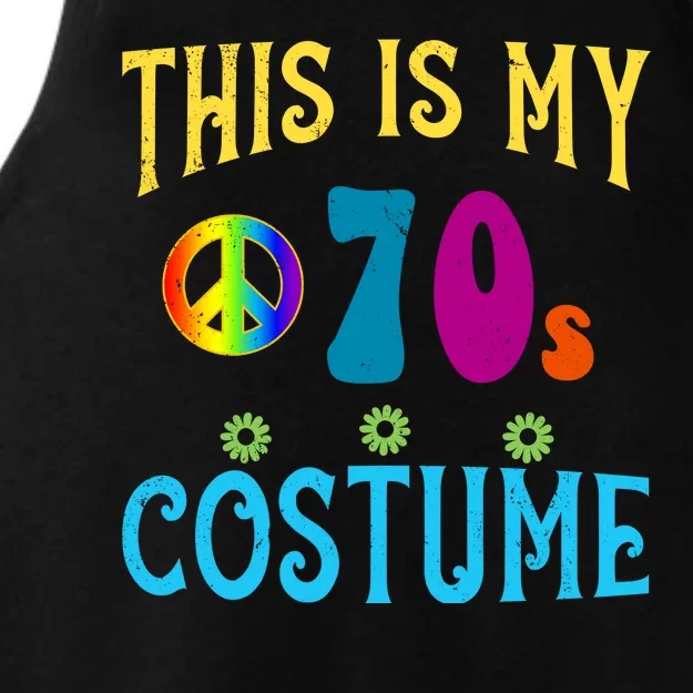 This Is My 70s Costume Ladies Tri-Blend Wicking Tank