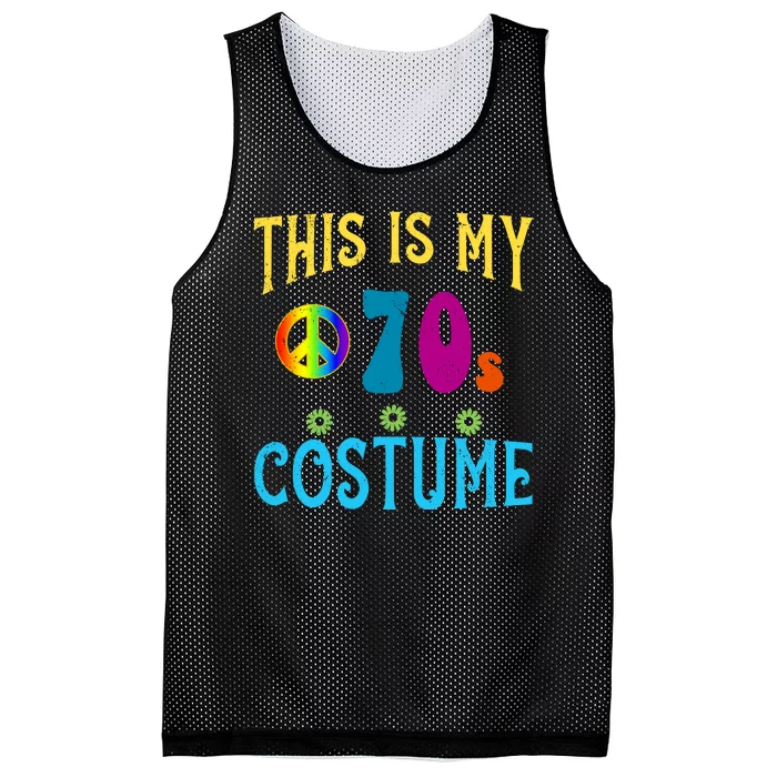 This Is My 70s Costume Mesh Reversible Basketball Jersey Tank