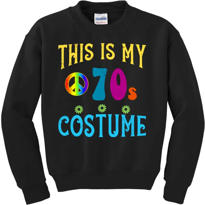 This Is My 70s Costume Kids Sweatshirt