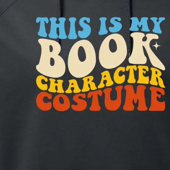 This Is My Book Character Costume Funny Bookworm Book Groovy Performance Fleece Hoodie