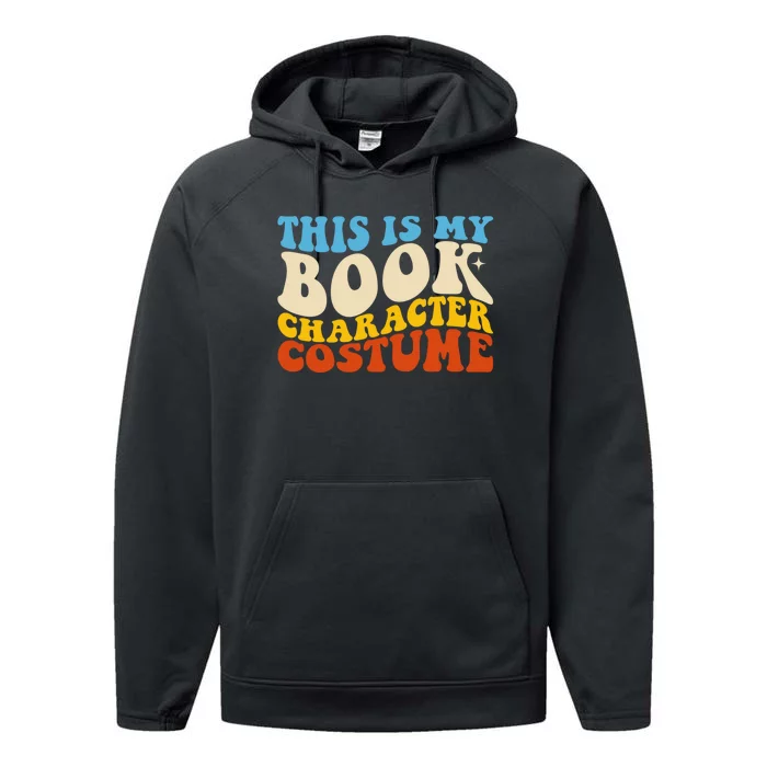 This Is My Book Character Costume Funny Bookworm Book Groovy Performance Fleece Hoodie