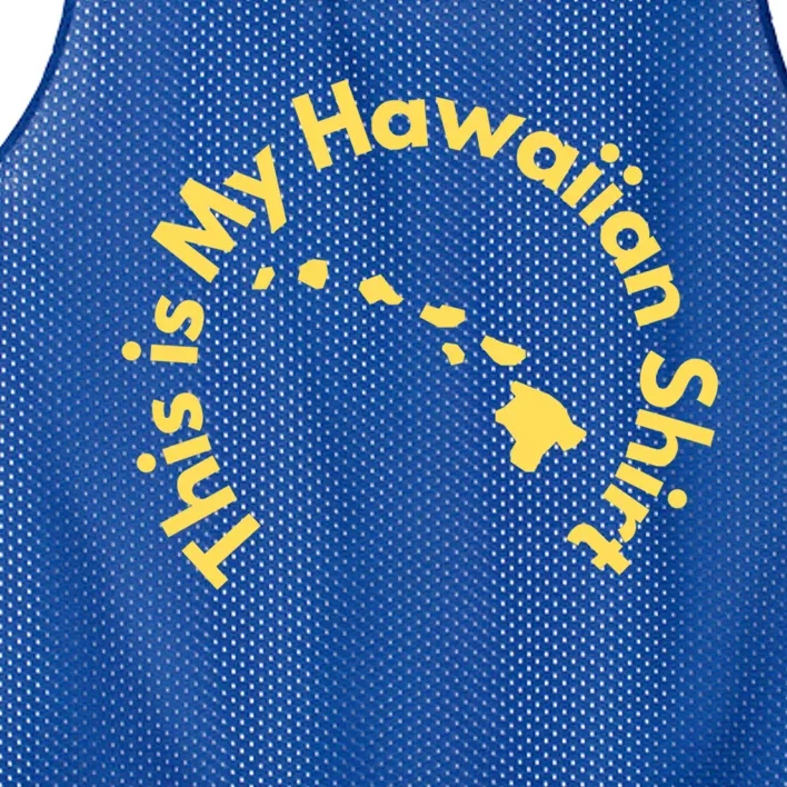 This Is My Hawaiian Island Meaningful Gift Mesh Reversible Basketball Jersey Tank