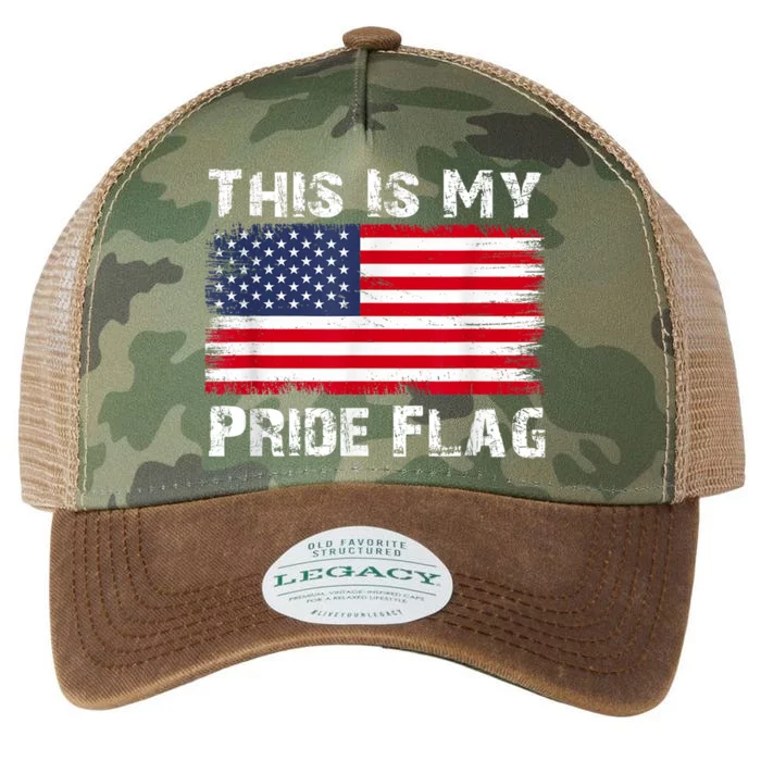 This Is My Pride Flag Legacy Tie Dye Trucker Hat