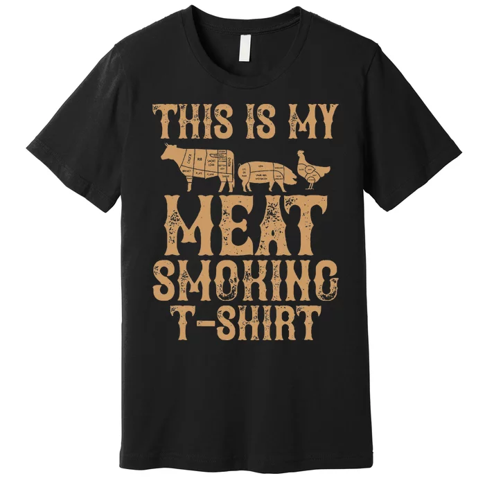 This Is My Meat Smoking Bbq Vintage Premium T-Shirt