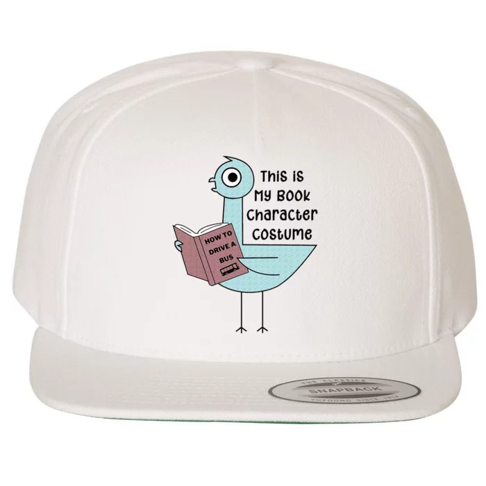 This Is My Book Character Costume Funny Pigeon Wool Snapback Cap