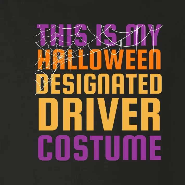 This Is My Designated Driver Halloween Costume Toddler Long Sleeve Shirt