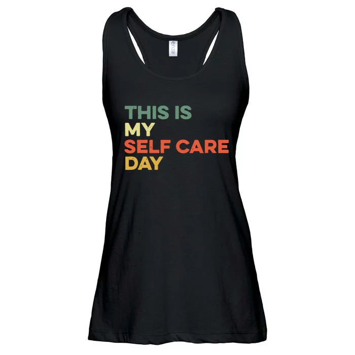 This Is My Self Care Day Mental Health Awareness Supporter Ladies Essential Flowy Tank