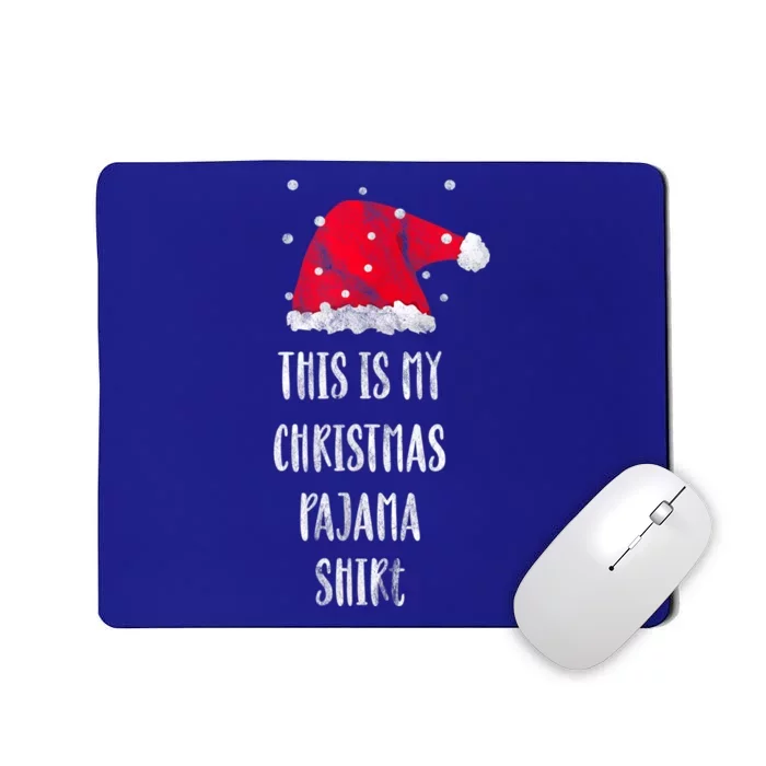 This Is My Christmas Pajama Shirts Funny Christmas Gift Mousepad