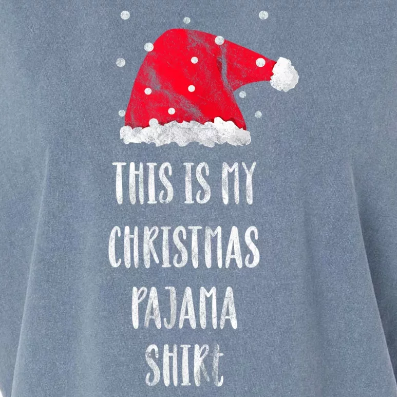 This Is My Christmas Pajama Shirts Funny Christmas Gift Garment-Dyed Women's Muscle Tee