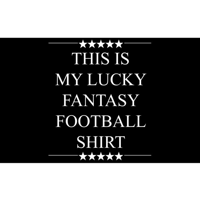 This Is My Lucky Fantasy Football Bumper Sticker