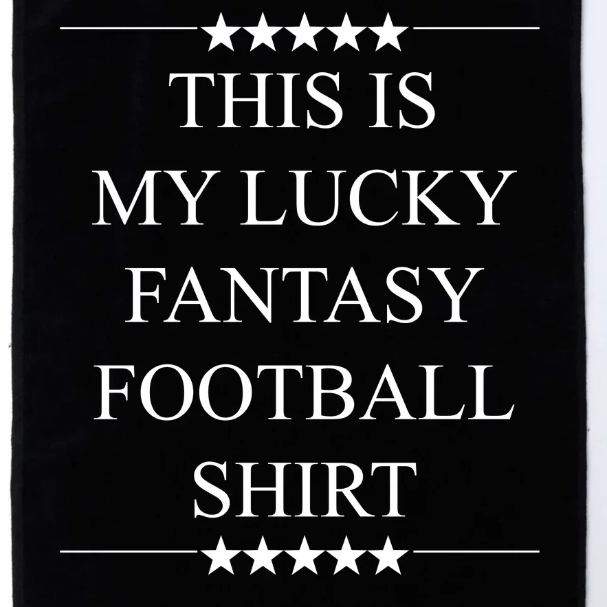 This Is My Lucky Fantasy Football Platinum Collection Golf Towel