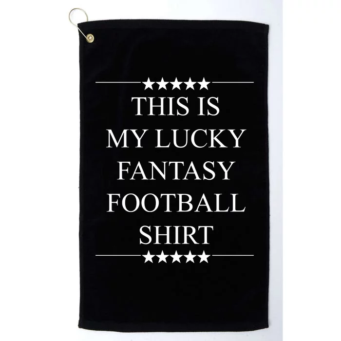 This Is My Lucky Fantasy Football Platinum Collection Golf Towel