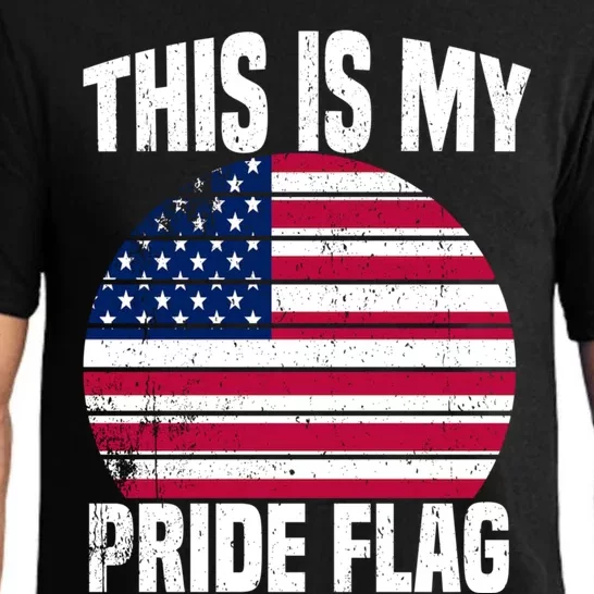 This Is My Pride Flag USA American Pajama Set