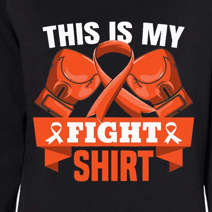 This Is My Fight Leukemia Cancer Fighter Strong Womens California Wash Sweatshirt