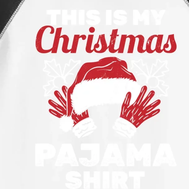 This Is My Christmas Pajama Gift Xmas Christmas Cool Gift Toddler Fine Jersey T-Shirt