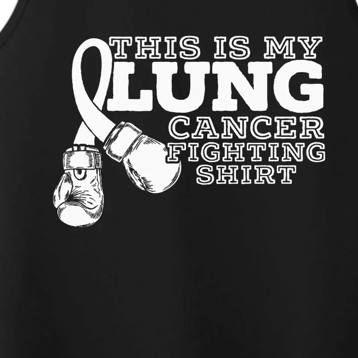 This Is My Lung Cancer Fighting Lung Cancer Awareness Performance Tank