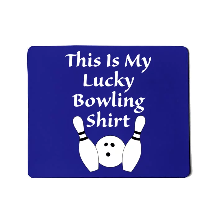 This Is My Lucky Bowling Funny Gift League Sport Gift Mousepad