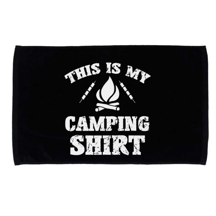 This Is My Camping Novelty Camper Gift Microfiber Hand Towel