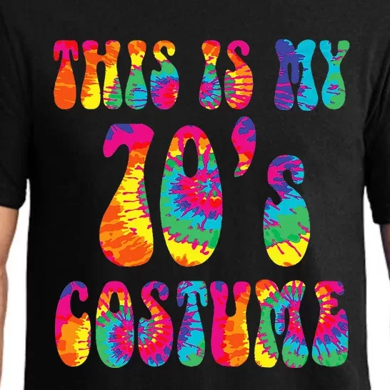 This Is My 70S Costume Funny Groovy Tie Dye Halloween Pajama Set