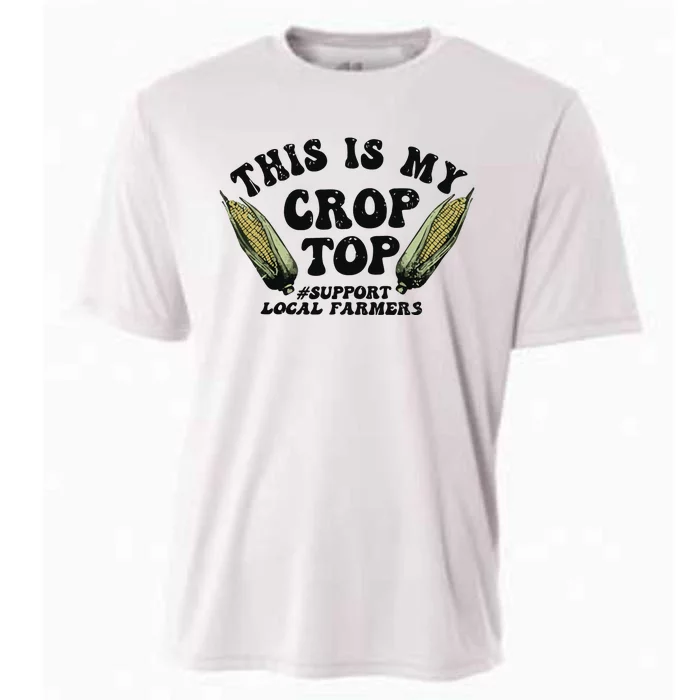 This Is My Crop Top Graphic Crop Cooling Performance Crew T-Shirt