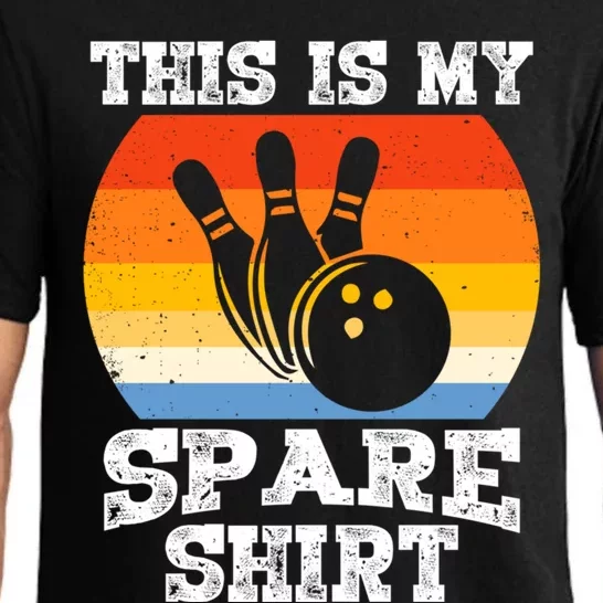 This Is My Spare Gift Funny Bowling Ball Pin Bowler Bowling Great Gift Pajama Set