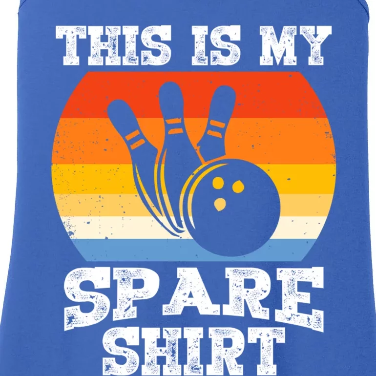 This Is My Spare Gift Funny Bowling Ball Pin Bowler Bowling Great Gift Ladies Essential Tank