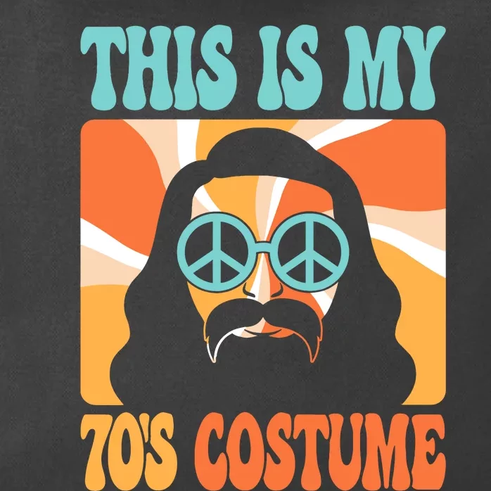 This Is My 70s Costume Groovy Hippie Theme Party Outfit Zip Tote Bag