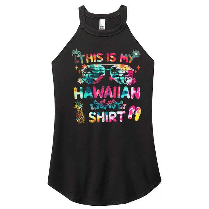 This Is My Hawaiian summer vacation Women’s Perfect Tri Rocker Tank