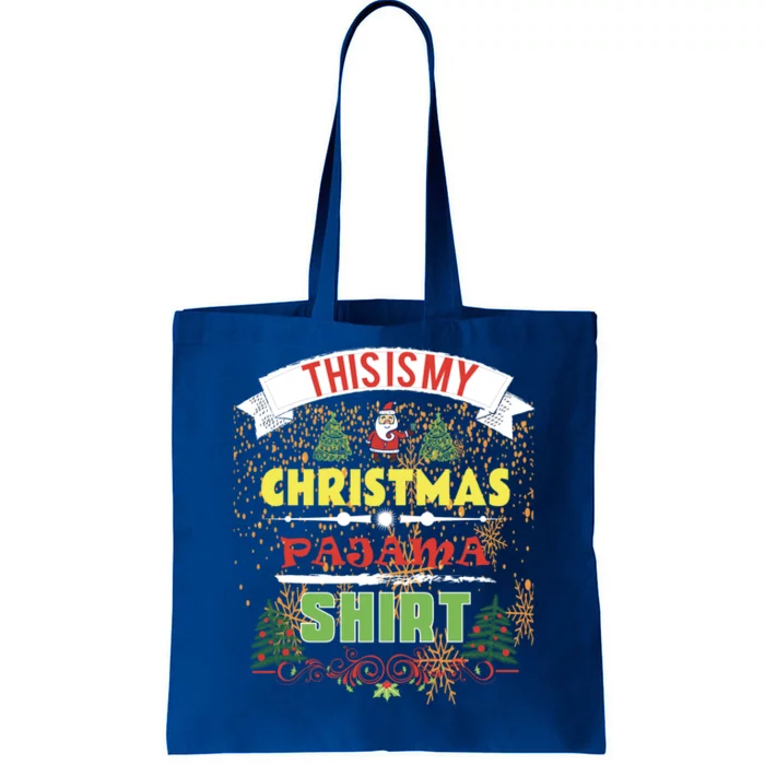 This Is My Christmas Pajama Gift Tote Bag