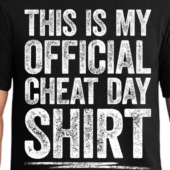 This Is My Cheat Day Gift Fitness Diet Cheat Day Gift Pajama Set