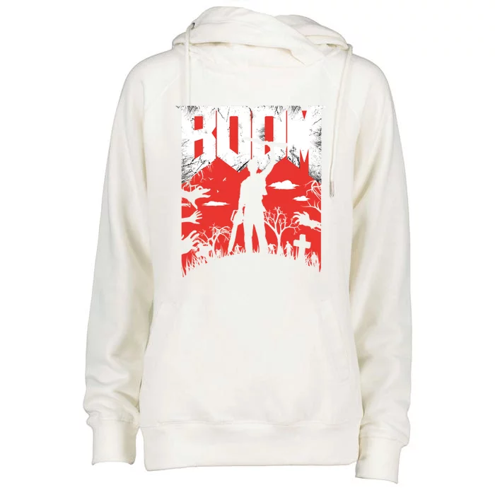 This Is My Boomstick! Womens Funnel Neck Pullover Hood