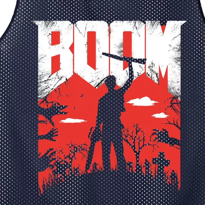 This Is My Boomstick! Mesh Reversible Basketball Jersey Tank