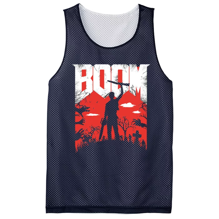 This Is My Boomstick! Mesh Reversible Basketball Jersey Tank