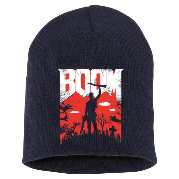 This Is My Boomstick! Short Acrylic Beanie