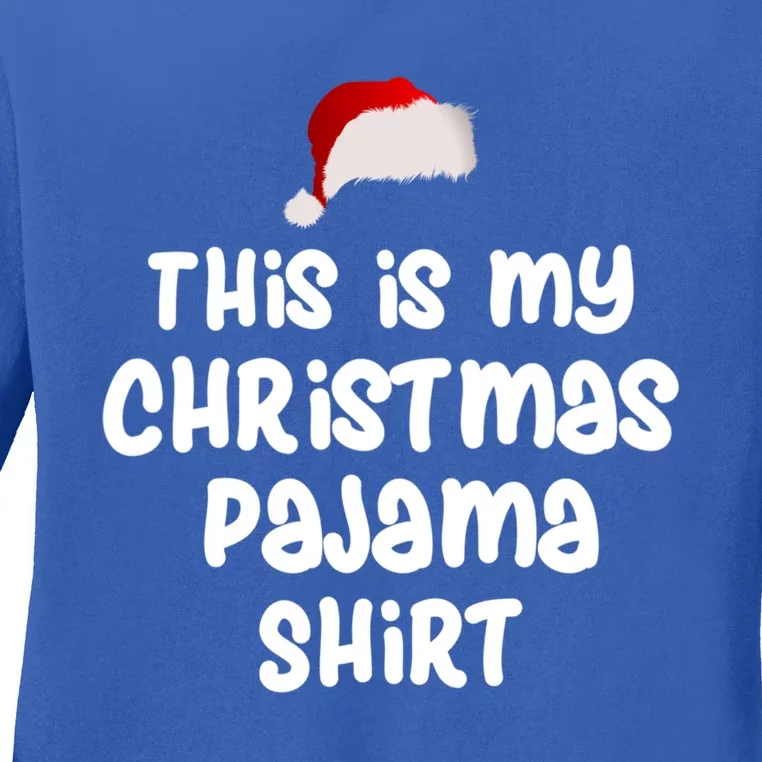 This Is My Christmas Pajama Gift Ladies Long Sleeve Shirt