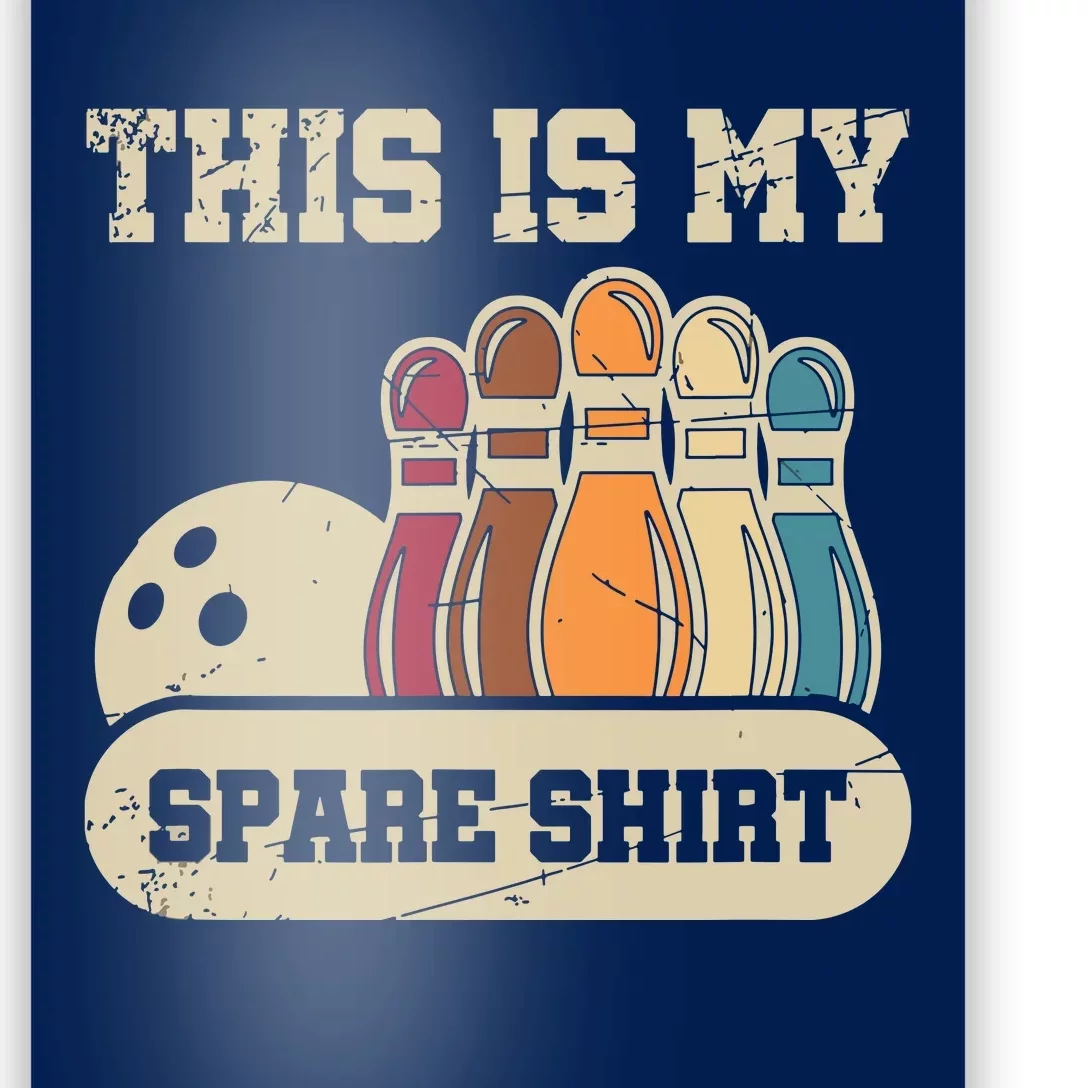 This Is My Spare Shirts Bowling Alley Gutter Pins Bowling Poster