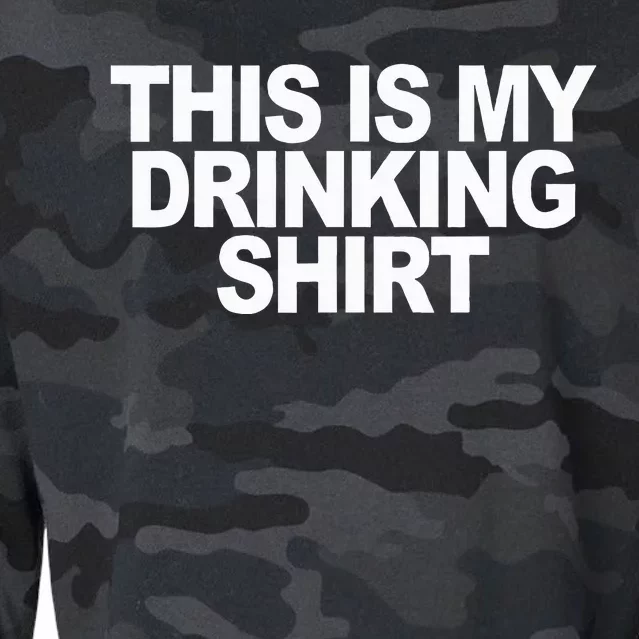 This Is My Drinking And Driving Funny Quotes Cropped Pullover Crew