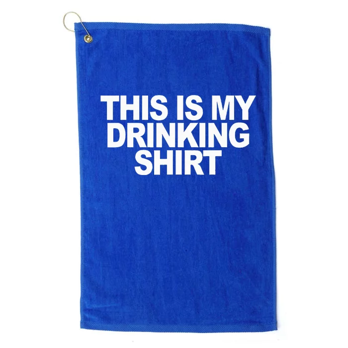 This Is My Drinking And Driving Funny Quotes Platinum Collection Golf Towel