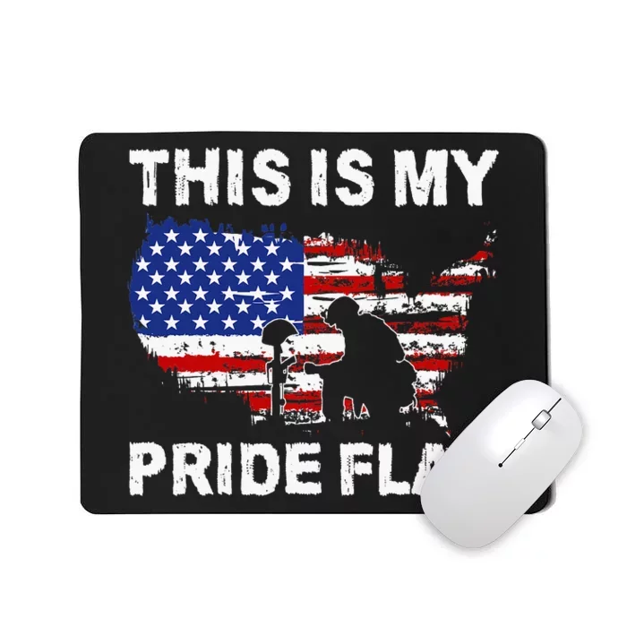 This Is My Pride Flag Patriotic American Flag Mousepad