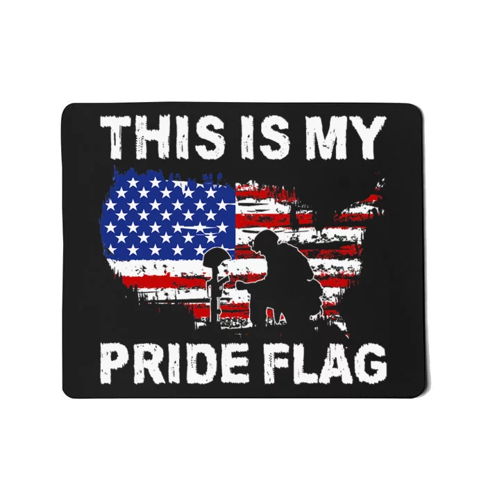 This Is My Pride Flag Patriotic American Flag Mousepad