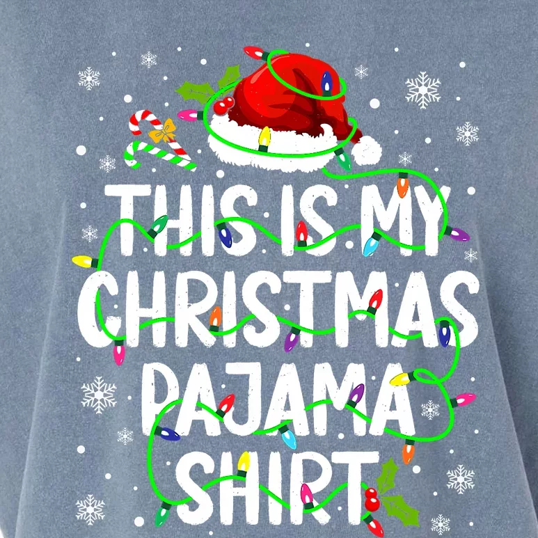 This Is My Christmas Pajamas Garment-Dyed Women's Muscle Tee