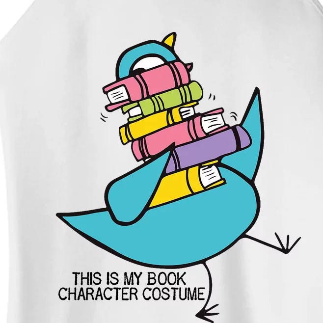 This Is My Book Character Costume Funny Pigeon Reading Trending Design Women’s Perfect Tri Rocker Tank