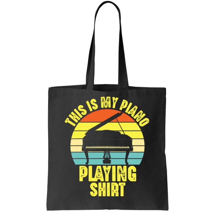 This Is My Piano Musical Instrument Player Funny Music Gift Tote Bag