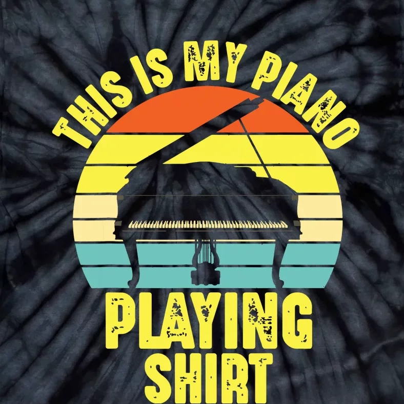 This Is My Piano Musical Instrument Player Funny Music Gift Tie-Dye T-Shirt