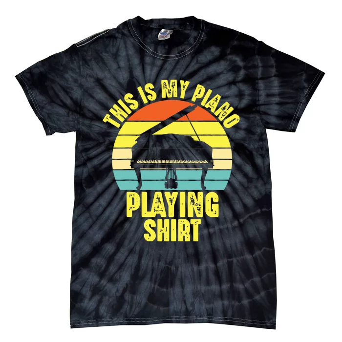 This Is My Piano Musical Instrument Player Funny Music Gift Tie-Dye T-Shirt